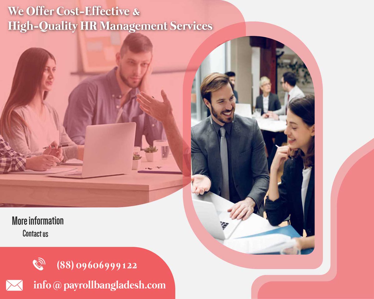 payrollbanglad1's tweet photo. Streamline and simplify HR tasks with PayrollBangladesh. Experience comprehensive, user-friendly HR management. Elevate your business today! #EfficientHR #PayrollBangladesh #BusinessGrowth
Visit: https://t.co/sDV4hvsJZV https://t.co/hjjnWjlUx3
