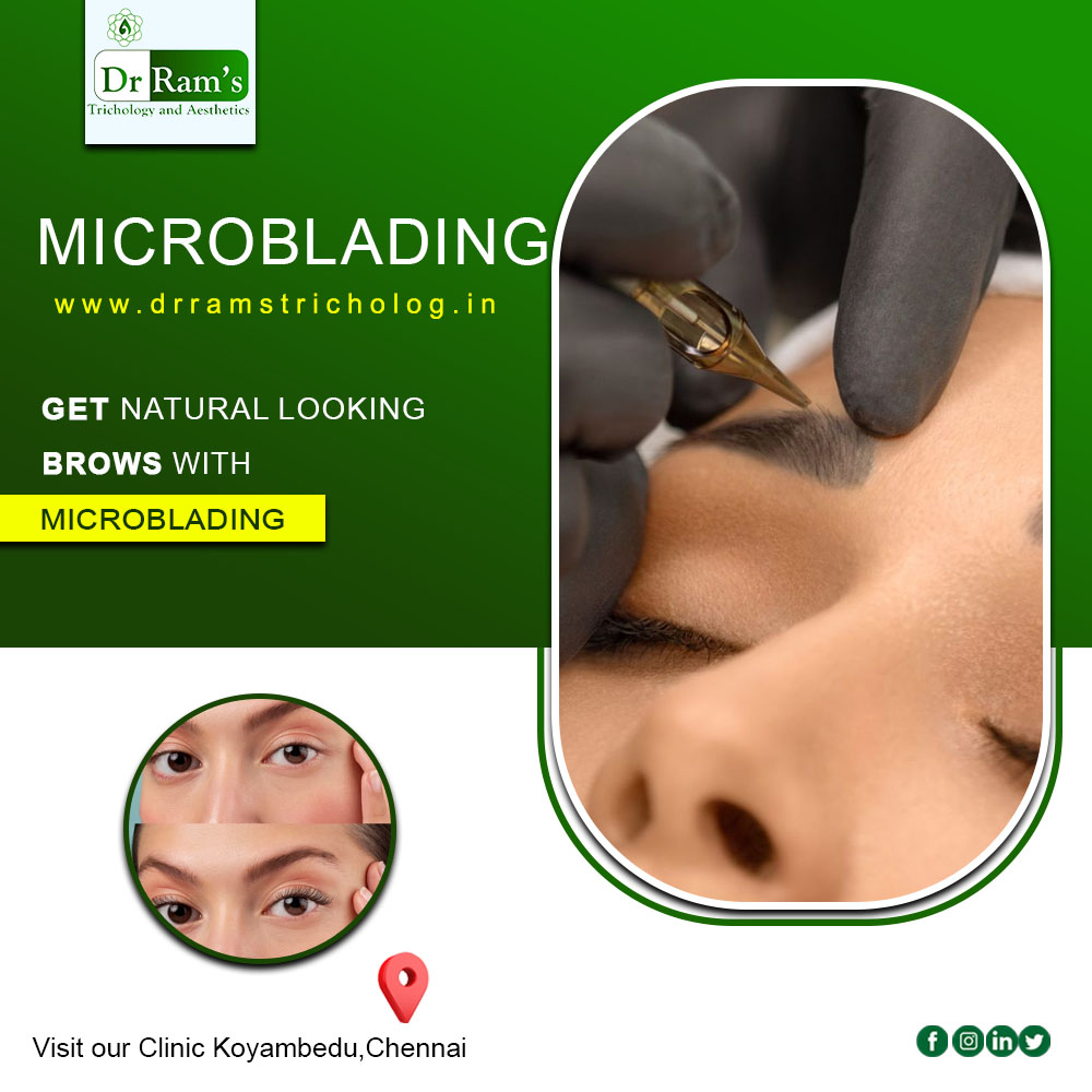 Dr.Ram's Trichology and Aesthetics
✔ Micro Blading
✔ Get Natural Looking Brow with Microblading
☎ Book Your Appointment Now : +91 8940000999
📍 Location : Koyambedu
#Microblading #EyebrowMicroblading #BrowsOnFleek #PerfectBrows #BrowGameStrong #SemiPermanentBrows
#BrowArtist