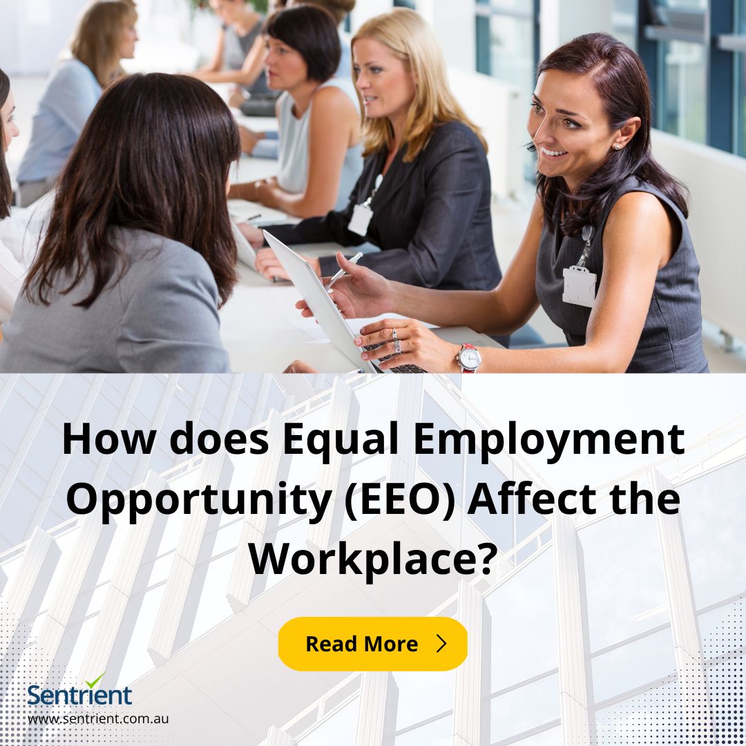 Discover the benefits of EEO for employers and employees and the ways to ensure compliance with EEO laws in the workplace.

Read more: sentrient.com.au/blog/how-does-…

#equalopportunity #EEO #safeworkplace #employmentopportunities #workplacediversity #sentrient