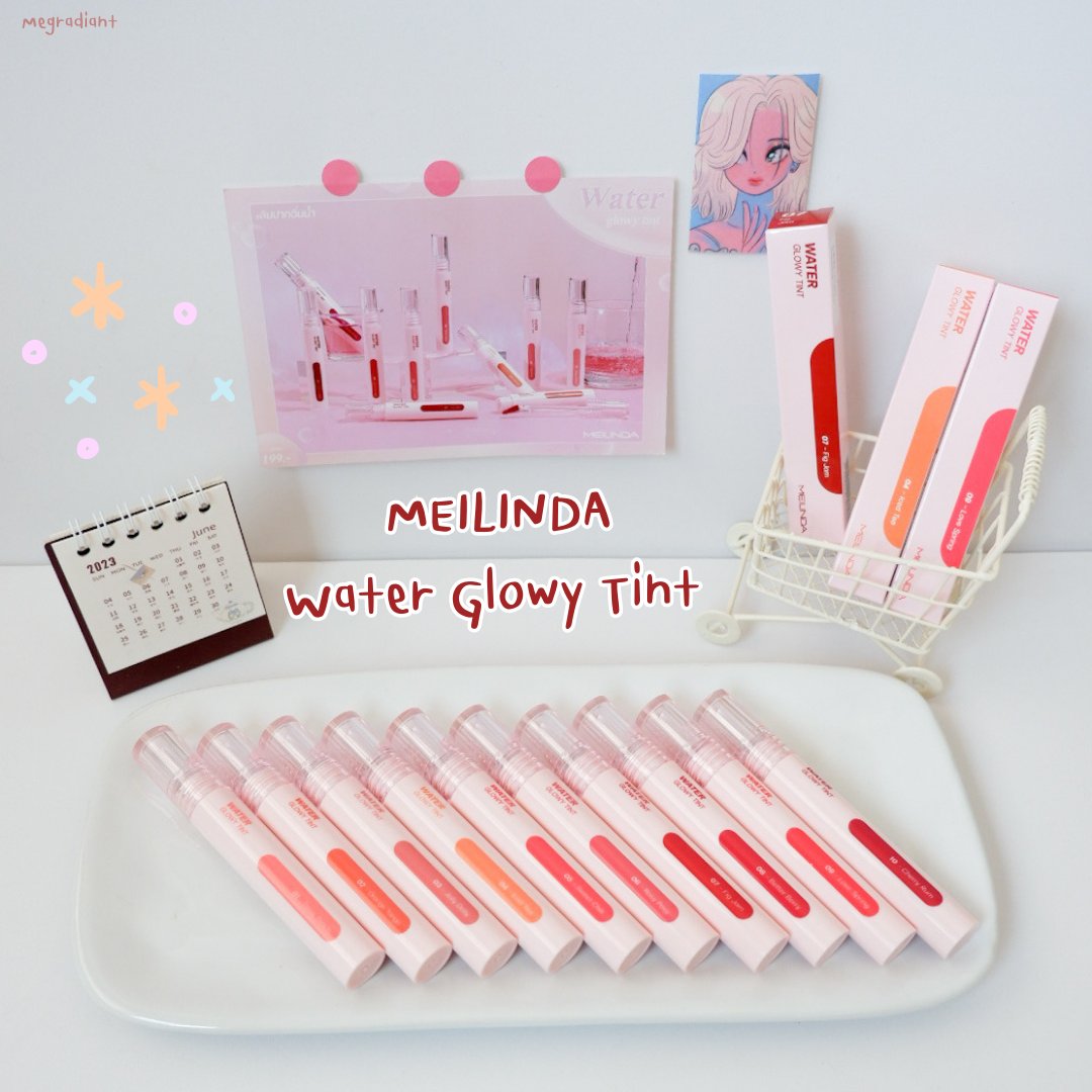Megradiant1's tweet photo. MEILINDA Water Glowy Tint
#ลิปปากอิ่มน้ำ 💋🫧✨ ทิ้นท์เนื้อน้ำ ฉ่ำๆ รุ่นนี้ออกมา10 สี สวยฉ่ำทุกเบอร์ สีชัด ทาแล้วสวยทุกสี~~~☆ ทิ้งสเตนติดริมฝีปาก ชุ่มชื้น ใครชอบความฉ่ำวาว ปากดิวอี้น่าจุ๊ป ต้องจัดรุ่นนี้เลยจ้าาา น่ารักหนุบหนับ https://t.co/eWPpOBNXb3