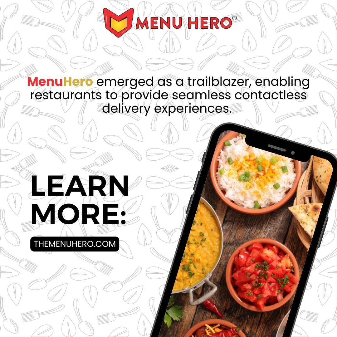 Contactless delivery, inspired by science fiction, has become a reality!
Experience the #Menuhero's Contactless Delivery. 
#Contactlessdelivery #customerexperiences #Cx