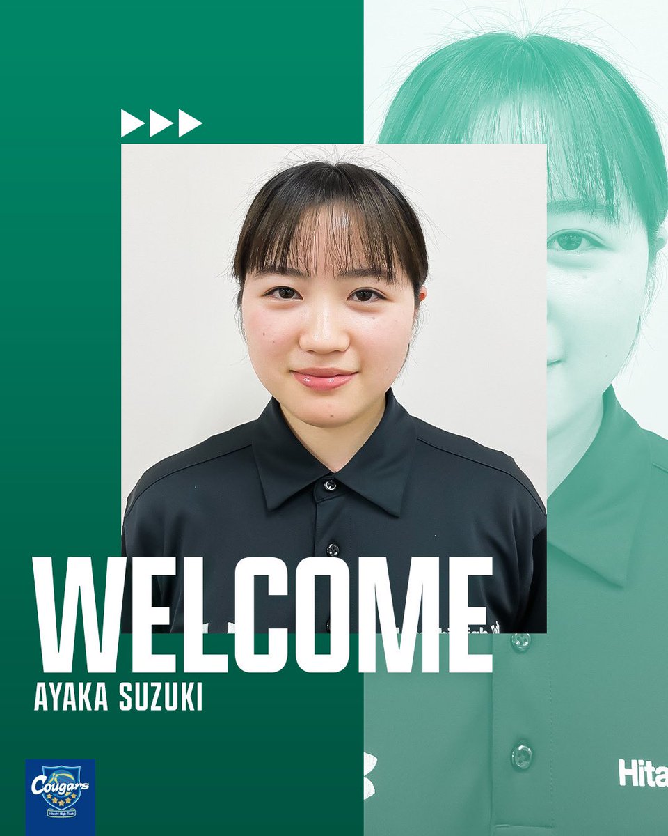 CougarsHightech's tweet photo. 【新加入スタッフを紹介！！】

2023-2024seasonより
マネージャーの鈴木彩可が
日立ハイテククーガーズに加入いたしました！

#Wリーグ
#日立ハイテククーガーズ
#女子バスケ
#JumpOverAHurdle https://t.co/PbLeHeMxDd