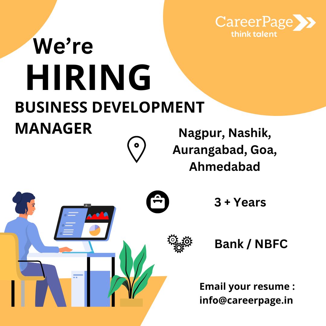 Job Title: Business Development Manager Institutional Mortgage.
Education: CA or MBA in Finance
Contact us: info@careerpage.in
Mobile: 9886724411
#jobalert #hiring #hiringnow #hiring2023 #job #jobs2023 #goajobs #ahmedabadjobs #ahmedabadjobseekers