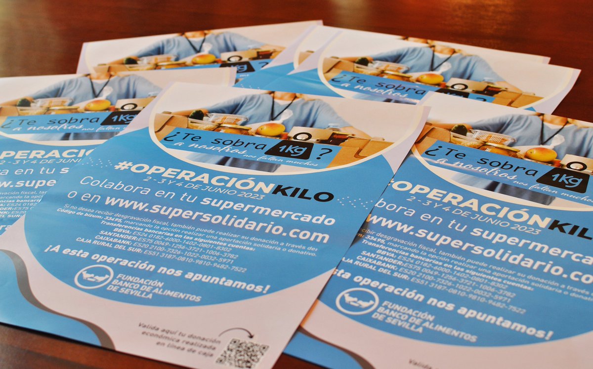 B_Alim_Sev's tweet photo. Comienza la cuenta atrás...
#OperaciónKiloPrimavera en el @B_Alim_Sev 

Mañana y el sábado estaremos listos para recoger todas vuestras donaciones. 
¿Estáis preparados/as?

¿Te sobra un kilo?¡A nosotros nos faltan muchos!📦

#BancodeAlimentos
#Sevilla https://t.co/hg1laCKKvb