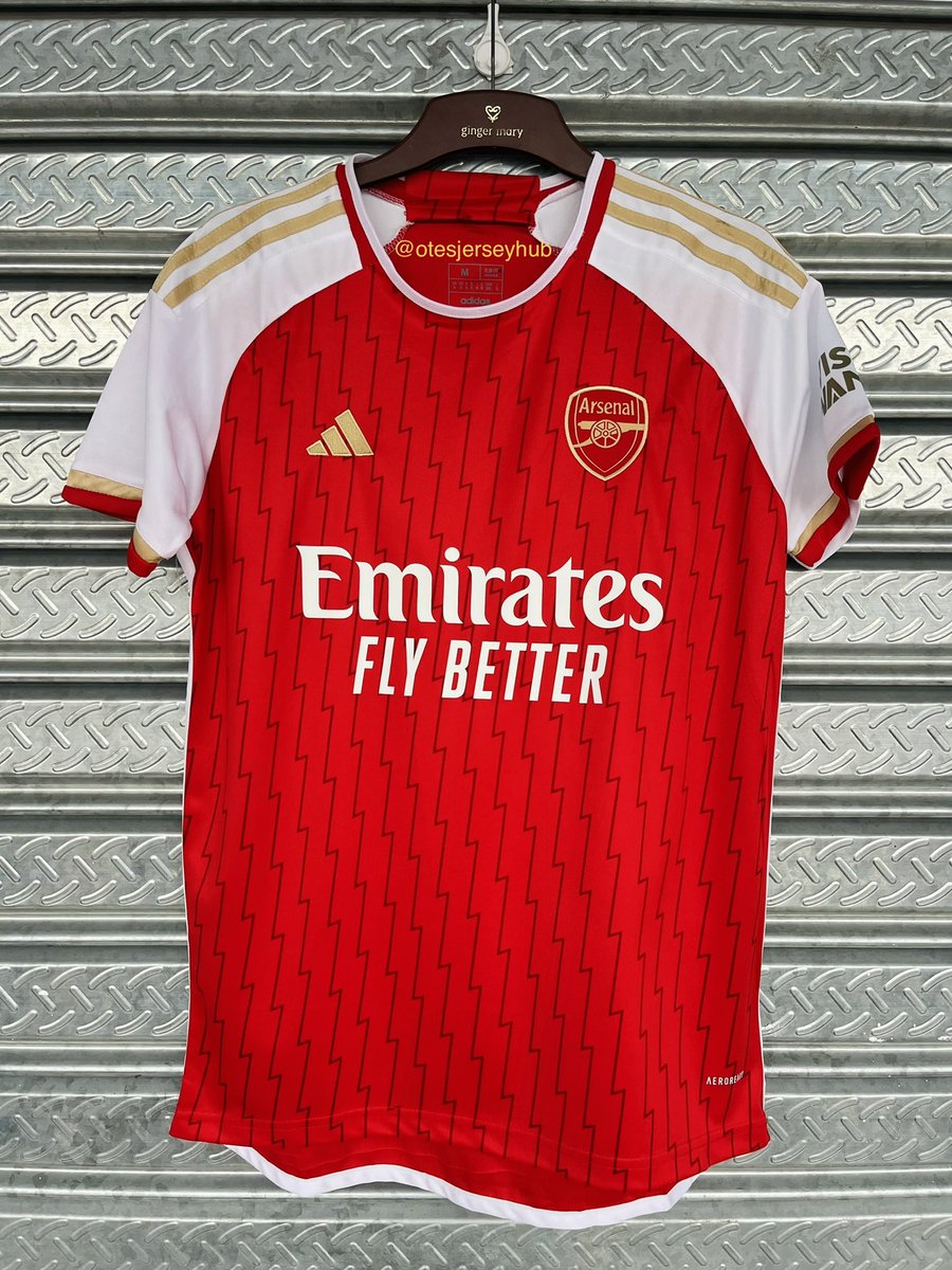 Arsenal’s 2023/24 home kit is available in our shop

140gh Jersey 
170gh Jersey + Customization 

🛍️Shop from us now