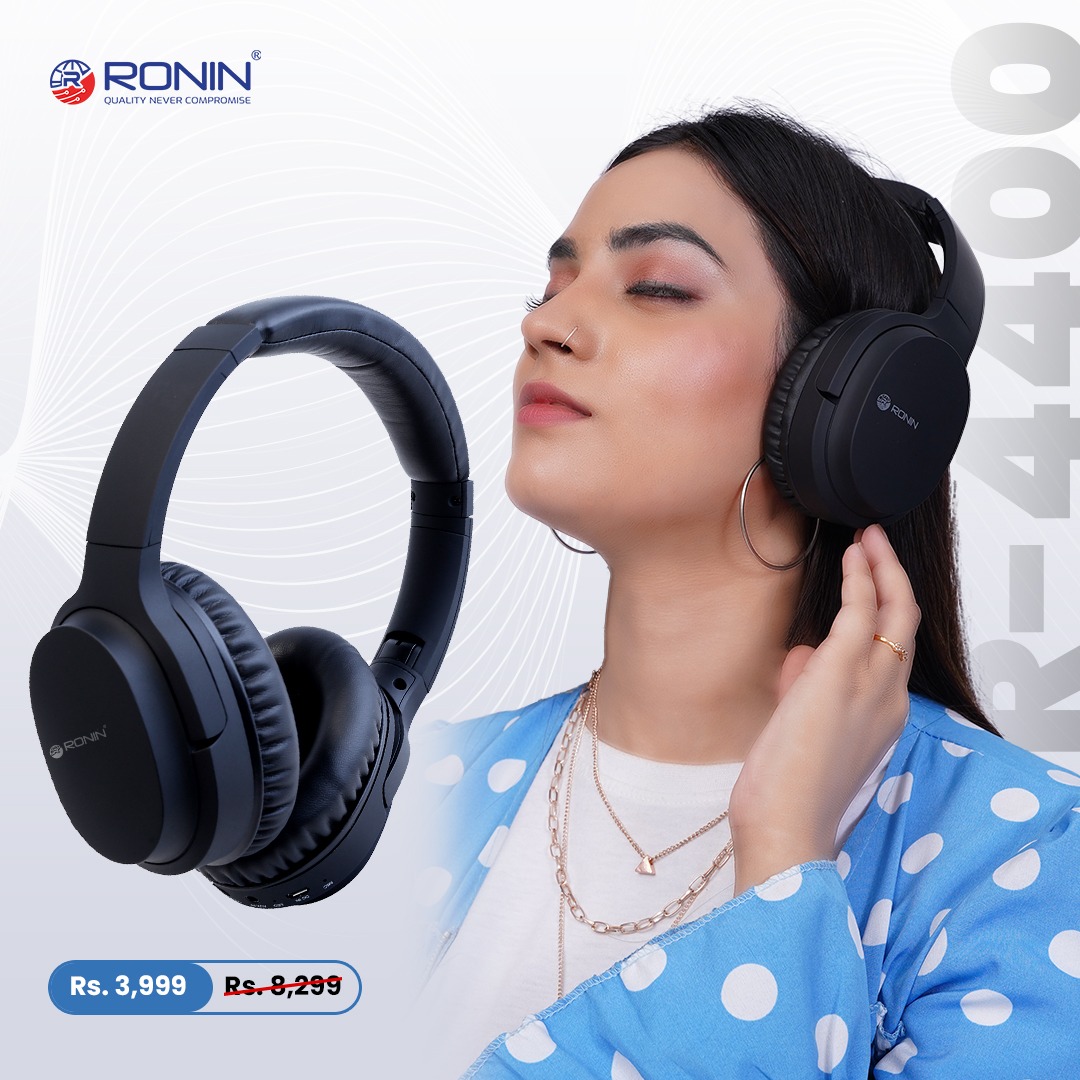 Unleash the Power of Sound, #SunoDilKiAwaz with Ronin R-4400.

Shop Now: ronin.pk/products/r-440…

#roninpakistan #accessories #ronin #quality #headphones #SunoDilKiAwaz #bestquality #roninproducts #style #gamingheadphones #style #earbuds #smartness #sale #OfferSale #offers
