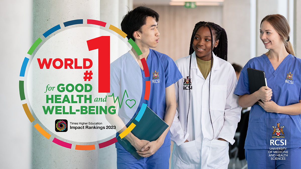 We're proud to announce that RCSI has ranked first in the world for “Good Health and Well-being” in @THEworldunirank #SDG Impact Rankings 2023.

Over 1,200 universities participated in the #SDG3 ranking this year.

🔗 rcsi.com/dublin/news-an…

#THEGlobalImpact #THEUniRankings 🧵⬇️