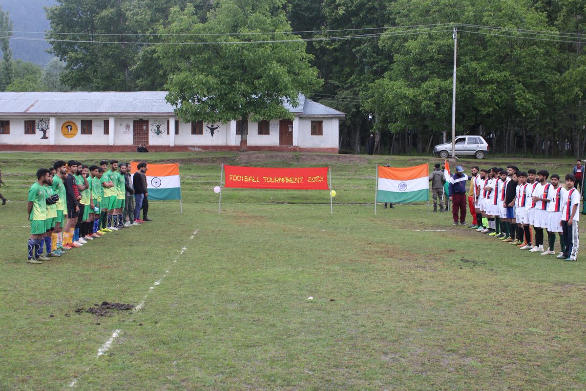 India  Army inaugurated Footbal tournament  at Lolab

#Kashmir
#IndianArmy
#HumSayaHaiHum
#ProsperousKashmir
#KashmirAgainstTerror
#G20Summit2023
#Footballtournament