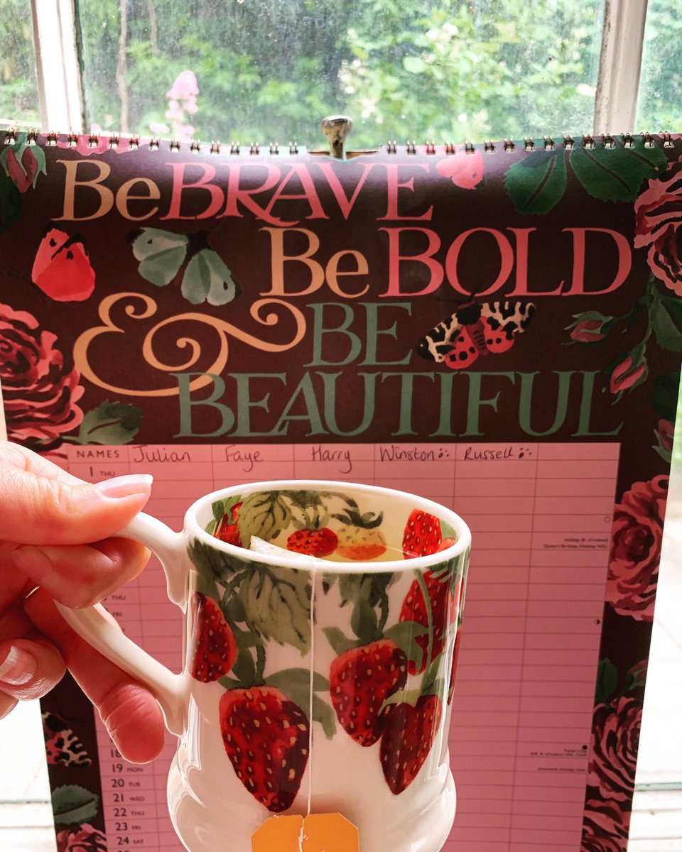 A #june reminder to myself & all that needs this message right now ! 

#BeBrave 
#BeBold 
#bebeautiful 

#emmabridgewater