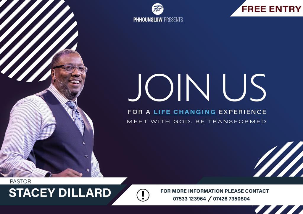 phhounslow's tweet photo. Join us next week for our revival with Pastor Stacey Dillard. It’s going to be a powerful time, you don’t want to miss out! ✨

#revival #church #christian https://t.co/zKKAukfurR