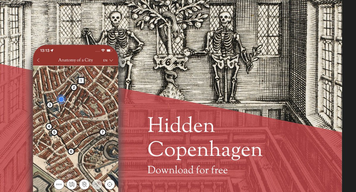 Hidden Copenhagen: an app bringing 17th cent. #Copenhagen to life through the eyes of #anatomy student Nils. Collab of @HiddenCitiesEU <a href="/UniofExeter/">University of Exeter</a>, Copenhagen City Archives, Museum of Copenhagen, The Saxo Institute &amp; <a href="/privacy_ku/">Centre For Privacy Studies</a> <a href="/UCPH_Research/">University of Copenhagen Research</a>. Link: bit.ly/431ezra