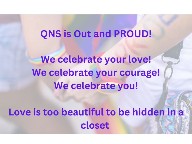 HAPPY PRIDE MONTH!! 🌈🧠💜🏳️‍⚧️ Stay tuned - QNS will be celebrating your courage, diversity, and love with resources, events, knowledge sharing, and some QNS swag! #LoveIsLove #QueerRightsAreHumanRights #Pride2023