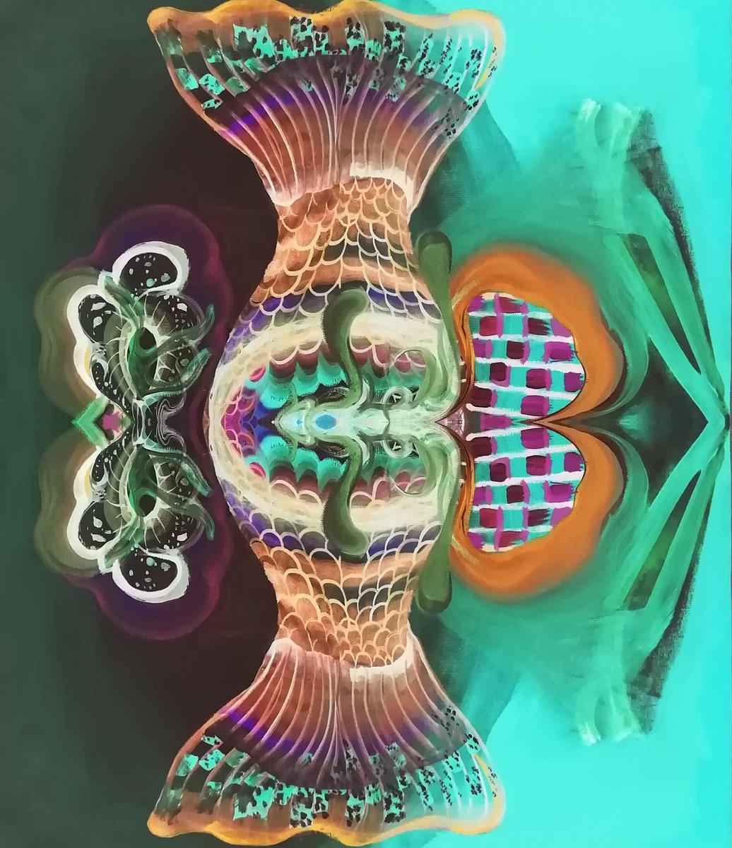 torazo_vr's tweet image. ①(🐯自己紹介を忘れてました..) #NAT3 #NFTARTTOKYO 
初めましてTorazo(とらぞ)と申します。お絵描好きです。もともとは平面作品で表現をしてまいりました。#visualart 
油絵を５年ほど学んだのちに、油絵向いてないなって思いましてアクリル絵の具で描いたりしてます。パソコンが苦手ですが..つづく