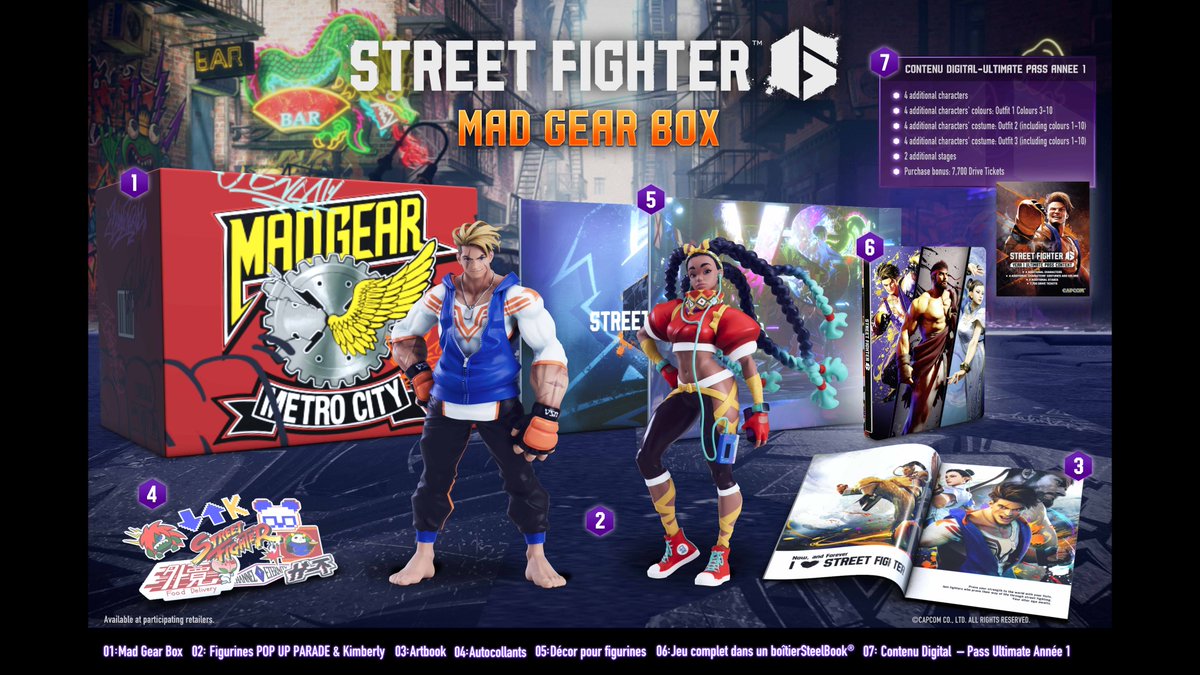 Kayane's tweet image. [🎁 CONCOURS 🎁]

#StreetFighter6  est bientôt là, et pour célébrer sa sortie, je vous fais gagner une édition COLLECTOR PS4 du jeu* qui inclut : 

➡️ Le jeu dans son steelbook
➡️Le Ultimate Pass incluant les persos à venir sur la première année, deux stages, différents costumes…