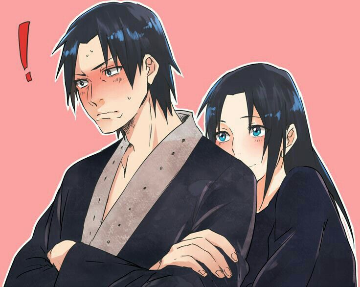 *lovely wife Mikoto sneaking up on me from behind hugs me*