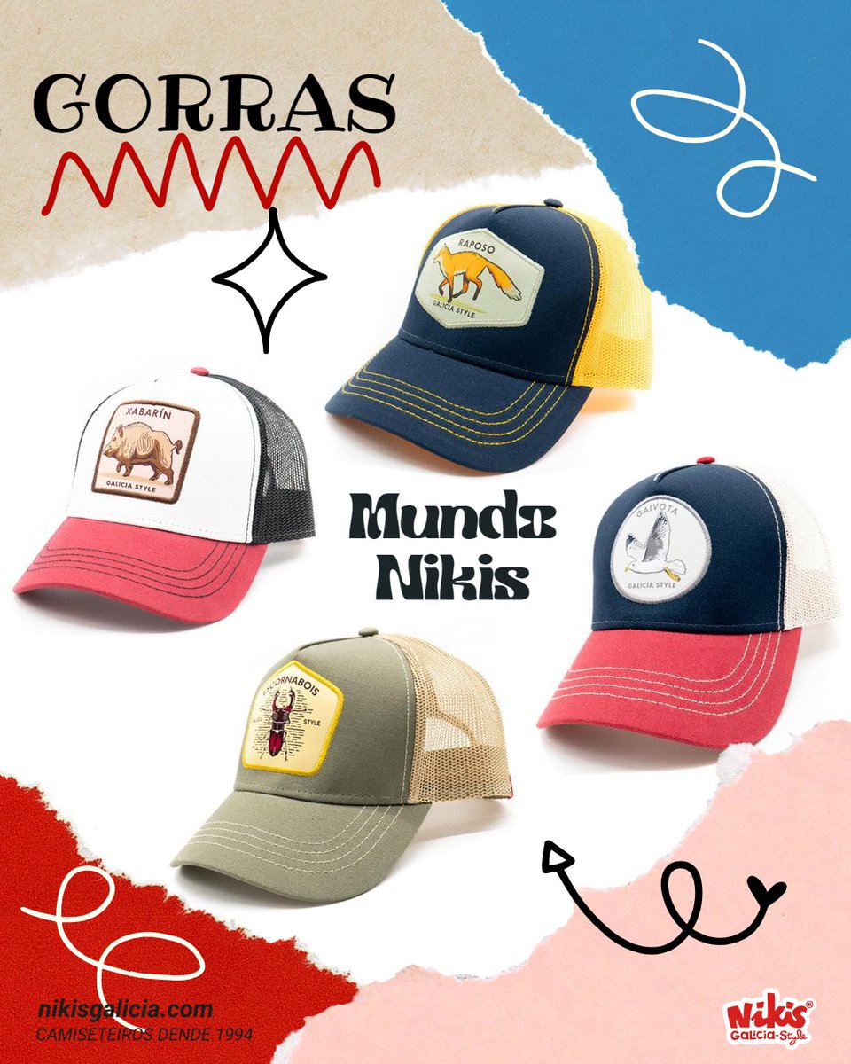 Con este sol pon algo na cabeza... Non sexas animal! 🧢 😎

#mundonikis #gorras #nikis #animais #nikisgaliciastyle #visera #nikisgalicia #moda #veran #deseñogalego #culturagalega #praia #sol #galicia #complemetos