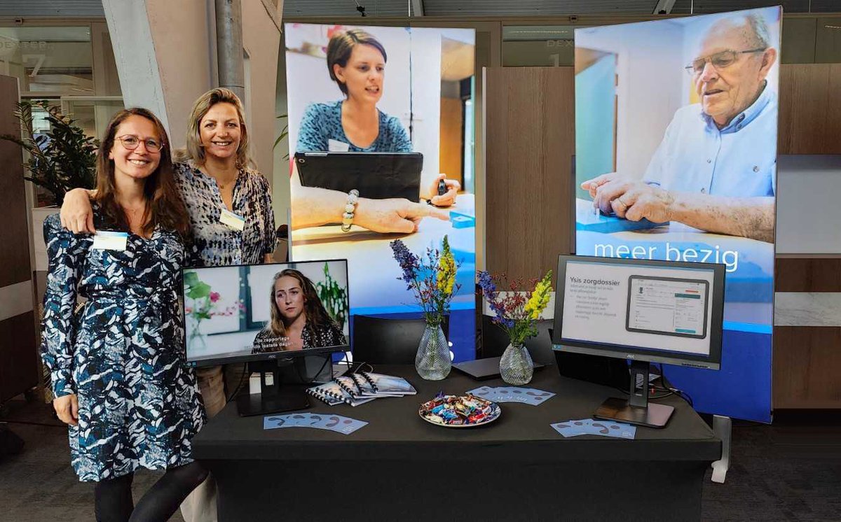 Vandaag zijn collega’s Emma, Maria en Henk (die maakte dit mooie kiekje 📷) namens Gerimedica aanwezig op het #Verenso voorjaarscongres. Met veel plezier vertellen ze je alles over #Ysis en onze ontwikkelingen. Ben je ook aanwezig? We ontmoeten je graag bij onze stand! 😀