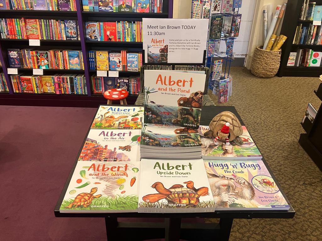 Today at 11:30. Meet <a href="/IanBrownTV/">Ian Brown</a> for a terrifically Tortoisy storytime.