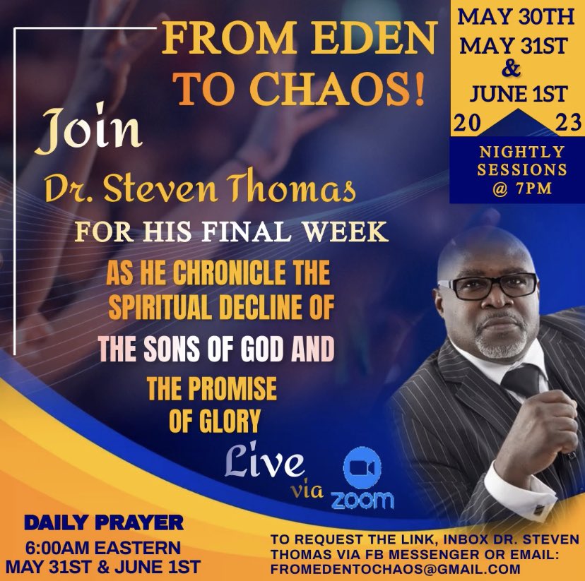 NewLifeMiami's tweet photo. Good morning! Join us for 6am prayer. Email fromedentochaos@gmail.com for details on how to join 🙏🏾❤️ https://t.co/DRzR7LfEX2