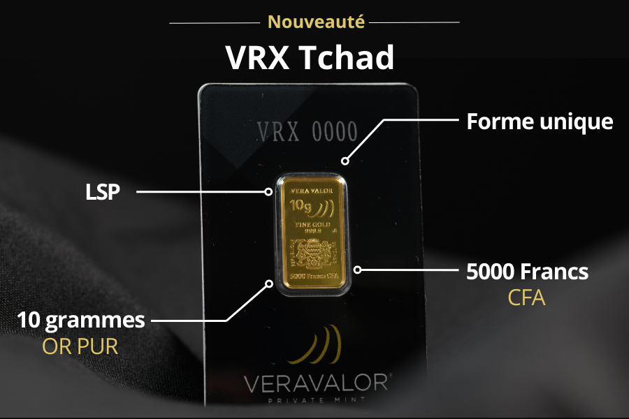 AuCOFFREcom's tweet photo. NOUVEAUTÉ - #VRX Tchad : l'équilibre parfait entre concentration de valeur et #liquidité✨

Découvrez notre nouvelle #pièce à cours légal, au format rectangulaire, de 10 gr d'#or pur,
frappée par notre Maison de Haute Monnaie @VeraValorMint
👉 https://t.co/abtIwGupkm

DÉROULEZ ⬇️ https://t.co/79BRceeDT3