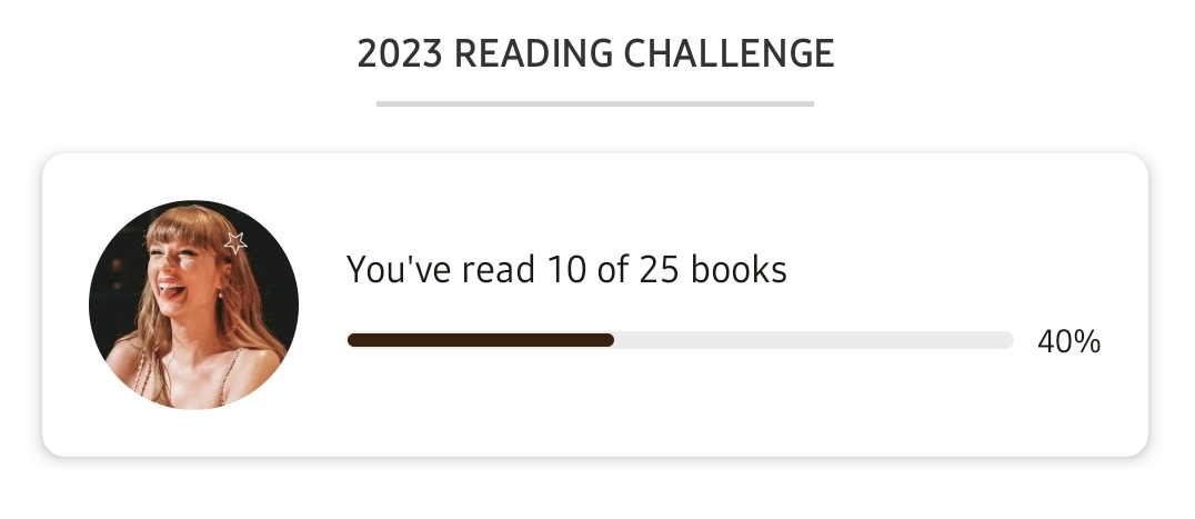 im close to half !! hope i get to finish before summer ends cuz i cant read when school starts 🥲