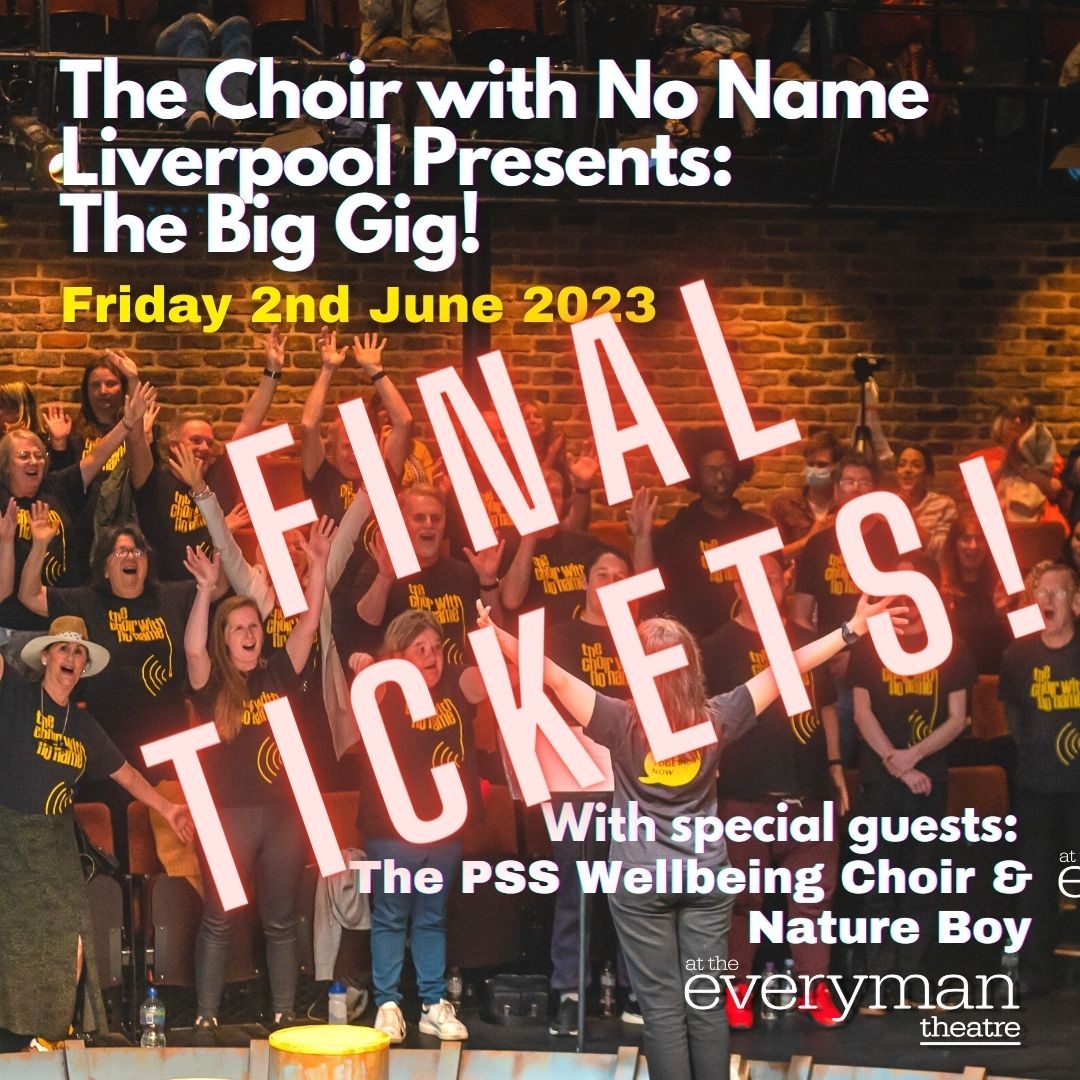 Choir with No Name (@choirwithnoname) on Twitter photo IT'S THE FINAL COUNTDOWN TO OUR #BIGGIG IN LIVERPOOL!
โจ <a href="/LivEveryPlay/">Liverpool Everyman & Playhouse theatres</a> ๐
โจ Friday 2nd June ๐คฉ
โจ This year @CWNN_Lpool are joined by brilliant
#PSSWellbeingChoir and fabulous @NatureBoyUK ๐๐
It's a night not to be missed!
๐๏ธ choirwithnoname.org/gigs/liverpoolโฆ
See you there ๐ IT'S THE FINAL COUNTDOWN TO OUR #BIGGIG IN LIVERPOOL!
โจ <a href="/LivEveryPlay/">Liverpool Everyman & Playhouse theatres</a> ๐
โจ Friday 2nd June ๐คฉ
โจ This year @CWNN_Lpool are joined by brilliant
#PSSWellbeingChoir and fabulous @NatureBoyUK ๐๐
It's a night not to be missed!
๐๏ธ choirwithnoname.org/gigs/liverpoolโฆ
See you there ๐