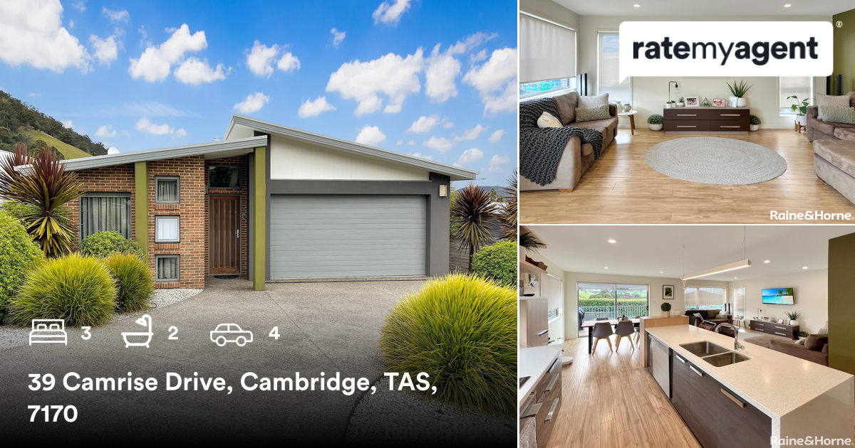 🛌 3 🛀 2 🚘 4
📍 39 Camrise Drive, Cambridge, TAS, 7170

My latest sale on #RateMyAgent.

rma.reviews/3p3i42L9TxE3

...
#ratemyagent #realestate #Raine_and_Horne_Eastern_Shore