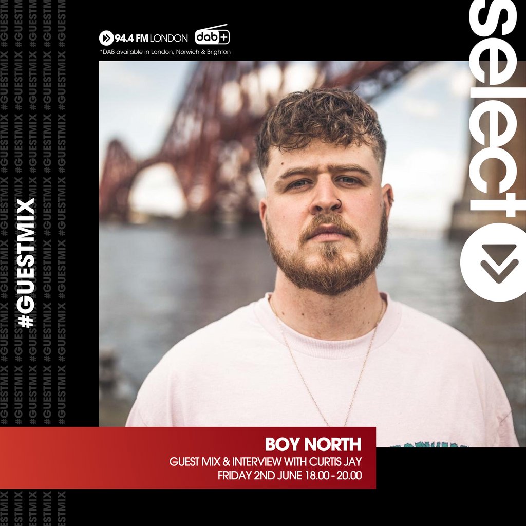 Join <a href="/curtisjaymusic/">Curtis Jay</a> on Select tomorrow for The Friday Night Dance Party 18.00 - 20.00⁠
He will be joined for a chat and guest mix by rising star <a href="/boynorthmusic/">Boy North Music</a> 💫⁠
We can't wait to get the lowdown and hear some of his epic productions...so make sure you don't miss it!⁠