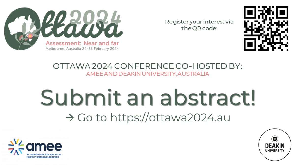 EACH_com's tweet photo. Have an interest in assessing or making judgements about communication skills in health professions education or clinical practice? Submit an abstract! #EACH is an academic partner of Ottawa 2024 which will include a communication stream.  https://t.co/EJrmyPMocw #EACH #pEACH https://t.co/SyZZxmxYqn