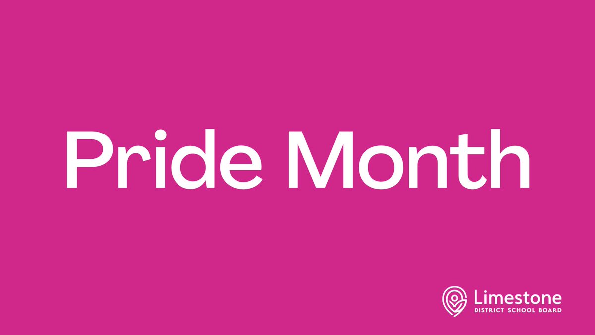LimestoneDSB's tweet image. Pride Month celebrates the 2SLGBTQ2+ community, which includes individuals who identify as lesbian, gay, bisexual, transgender, queer &amp;amp; two-spirit as well as a range of other gender &amp;amp; sexual identities. Held annually in honour of the Stonewall riots in NYC in June 1969.