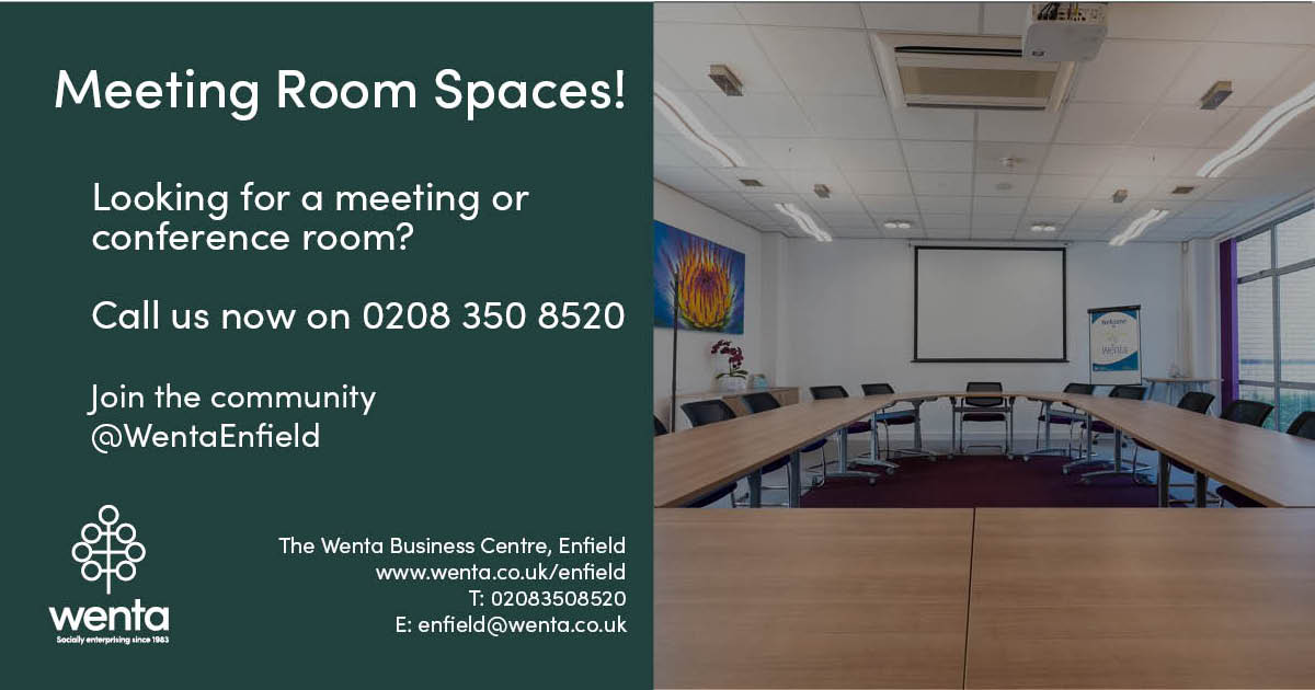 Looking for an Enfield meeting room?

We've got meeting rooms ranging from a capacity of 10-25 people at our Enfield Wenta business centre, available from £12 per hour; click here for more: bit.ly/3F97cTy

#Enfield #MeetingRoom #RoomHire #ConferenceRoom #MeetingSpace