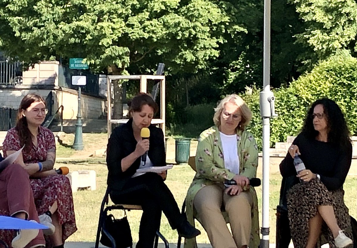 AgnesPernet's tweet photo. C’est parti ! 4 jours pour se rencontrer, partager, oser autour de la @ClasseDehors 
Programme et occasions très riches, 🙏 aux organisateurs
Plaisir d’y retrouver @ThereseDePaulis présenter sa pratique en lycée professionnel à @ville_de_paris https://t.co/nvloX1eKBW