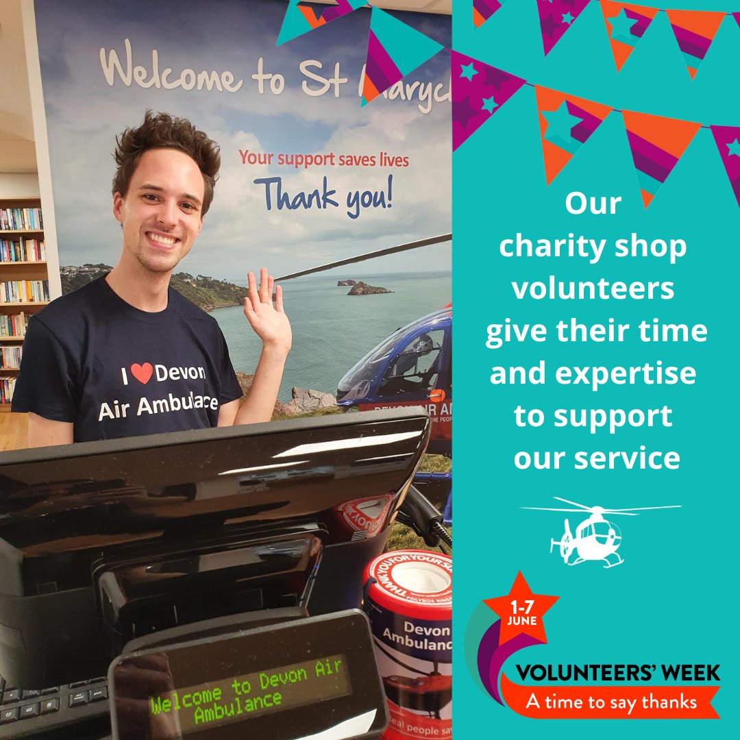 We're celebrating Volunteers' Week and taking the time to thank our incredible team of volunteers who support us in so many ways! We have 19 charity shops that simply couldn't exist without our fantastic retail volunteers giving up their precious time to make them so successful❤️