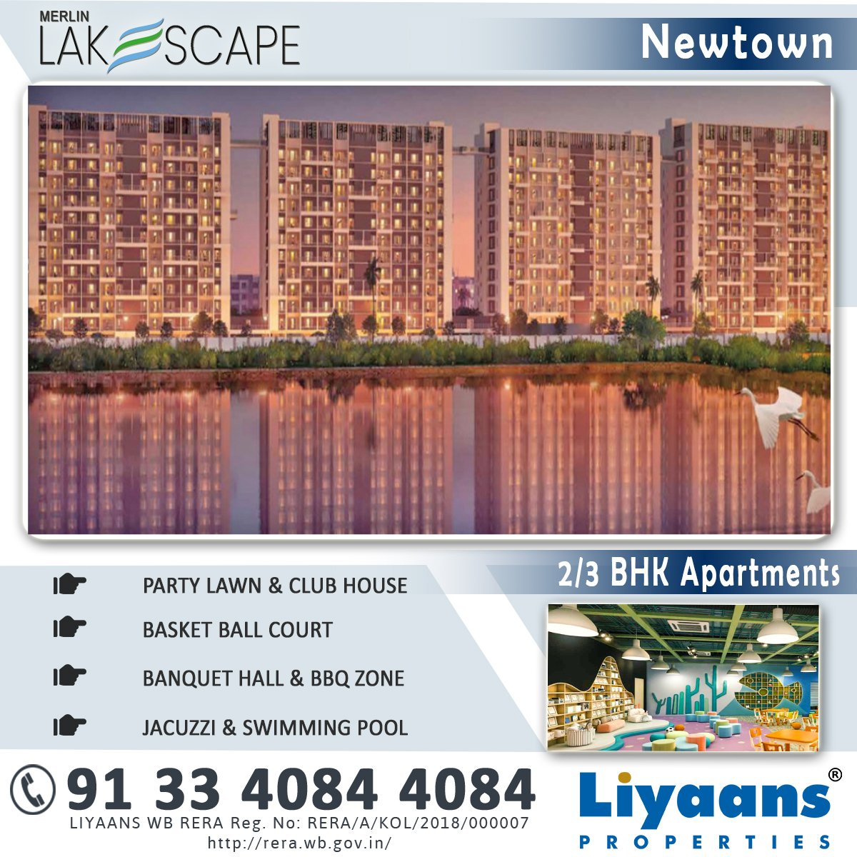 #Apartments provides #varieties of #features and #amenities which makes your #living #lifestyle more #unique in #Newtown. Hurry Up!  Call us for more details 03340844084

#MerlinLakescape #Flatsinkolkata #PropertyinNewtown #LiyaansProperties #MaheshSomani