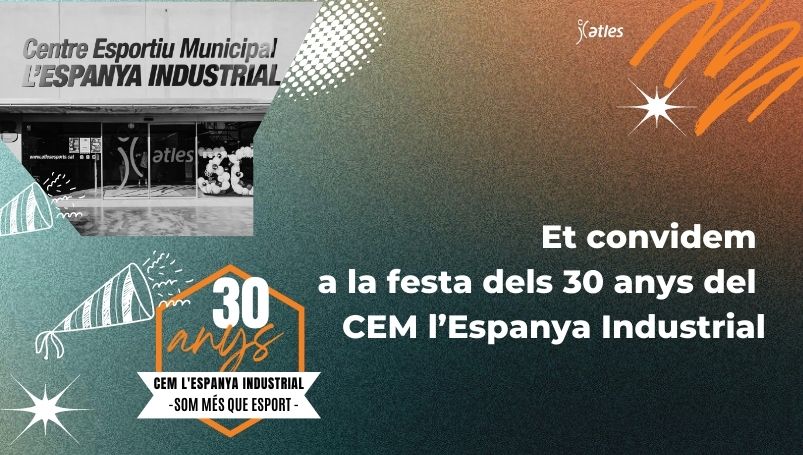 El proper dissabte 3 de juny del 2023 celebrarem els #30anysCEMEspanyaIndustrial amb una matinal d'activitats que clourem a les 13 h amb pastís i copa de cava per a tothom.🎂🥂
Aquesta és una celebració molt especial per al <a href="/secretariat_shb/">Secretariat SHB</a> i <a href="/atlesesports/">Atles Esports</a>! ⬇️
