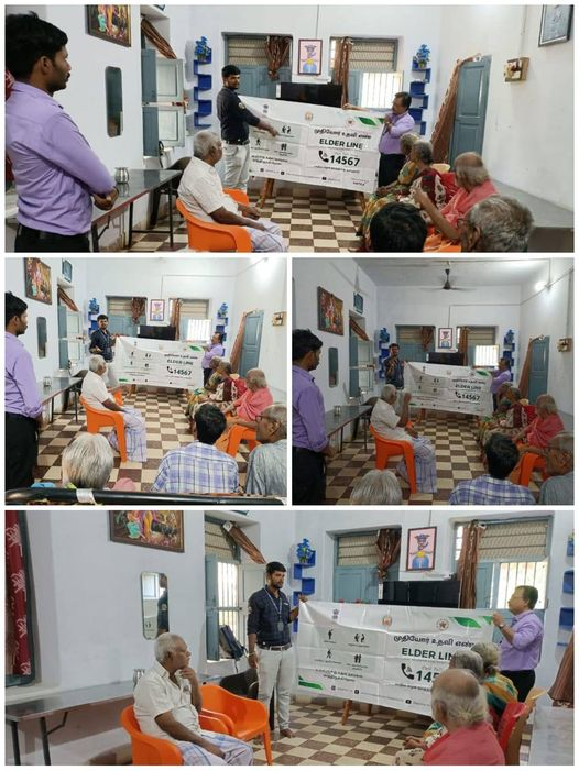 Tamilnadu Elderline’s Field Response Officer visited the Sara Elder Care Centre and created awareness among senior citizens.
District: Madurai
#dial14567 #elderline #TamilNaduGovernment #elderlypeople #oldagehomevisit #seniorcitizenlife #SocialWelfareDepartment #respectelders