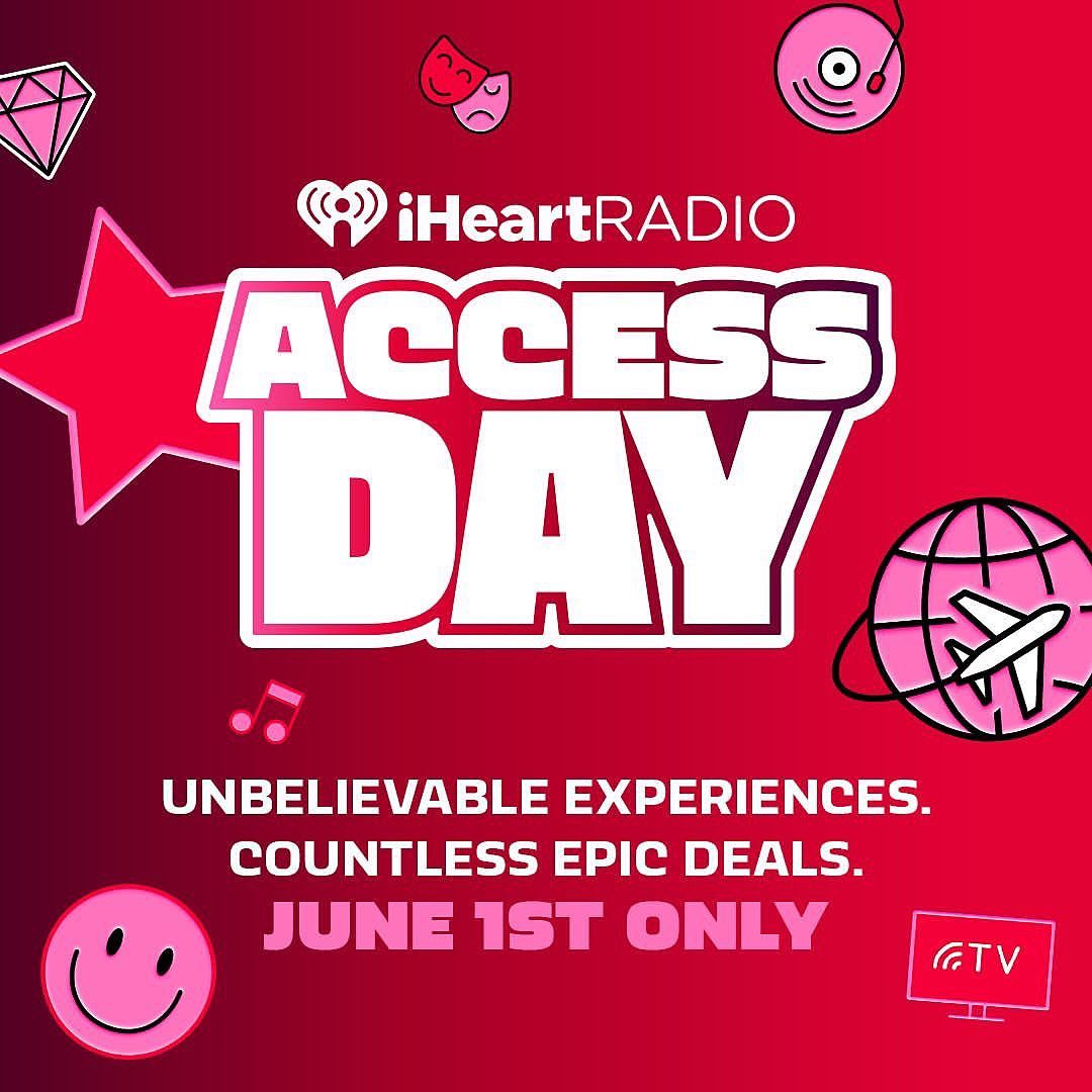 Our #iHeartAccessDay deals are LIVE! Head to iHeartRadioAccessDay.com to explore! 

We will also be sharing some amazing deals throughout the show so listen! 👇

📻: WASHFM.COM/LISTEN