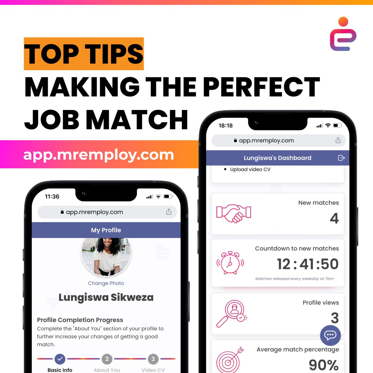 mremploy's tweet image. Job seekers, here are our top tips for making the perfect job match on the Mr Employ app:

1. Complete your profile for best matches
2. Check out our blog mremploy.com/blog
3. Log in regularly
4. Keep your profile updated with new skills
5. Follow us for updates