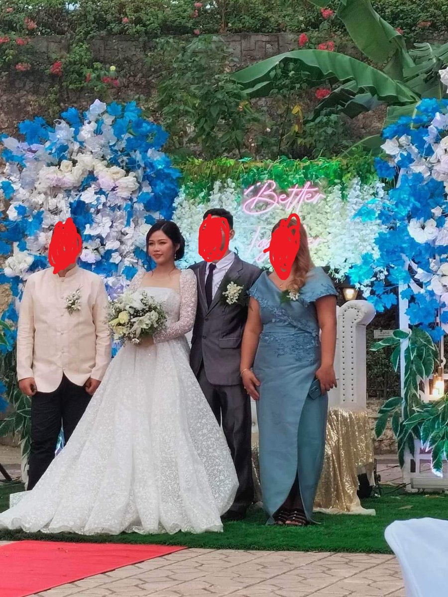 idontknowjeloe's tweet photo. hello @enleibumupdates @EnleibumUSA baka pwede ka na mag refund kasi masaya ka naman na diba? happy wedding sayo lei hehe https://t.co/7WbfCnRCzK