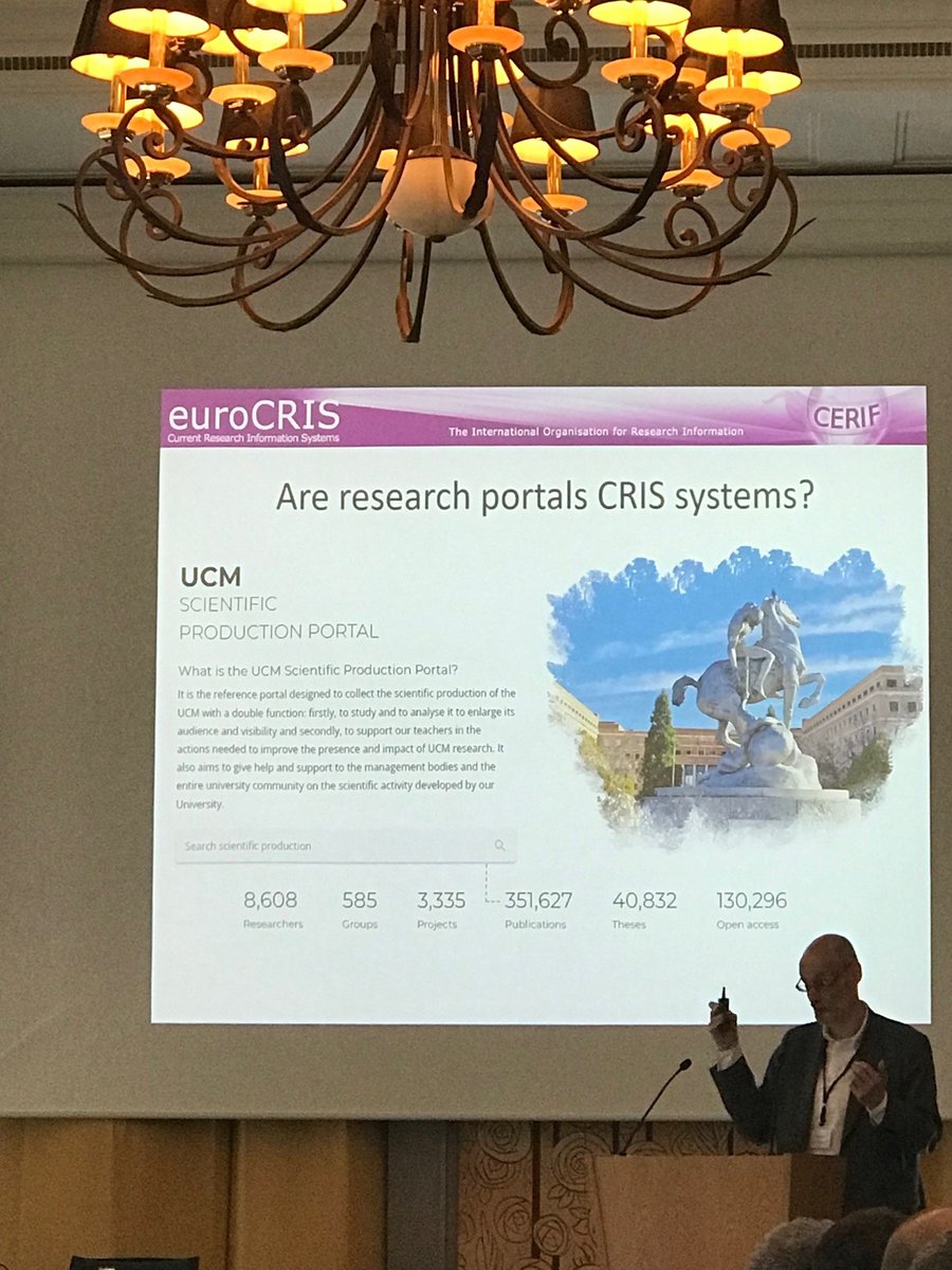 KFiD Geschäftsstelle (@kfid_gs) on Twitter photo To be or not to be a #CRIS? <a href="/pcastromartin/">Pablo de Castro @pcastromartin@mastodon.world</a> exploring the boundaries between CRIS, research portals and (internal) project management systems at #MM2023Brussels <a href="/euroCRIS_Org/">euroCRIS_Org</a> To be or not to be a #CRIS? <a href="/pcastromartin/">Pablo de Castro @pcastromartin@mastodon.world</a> exploring the boundaries between CRIS, research portals and (internal) project management systems at #MM2023Brussels <a href="/euroCRIS_Org/">euroCRIS_Org</a>