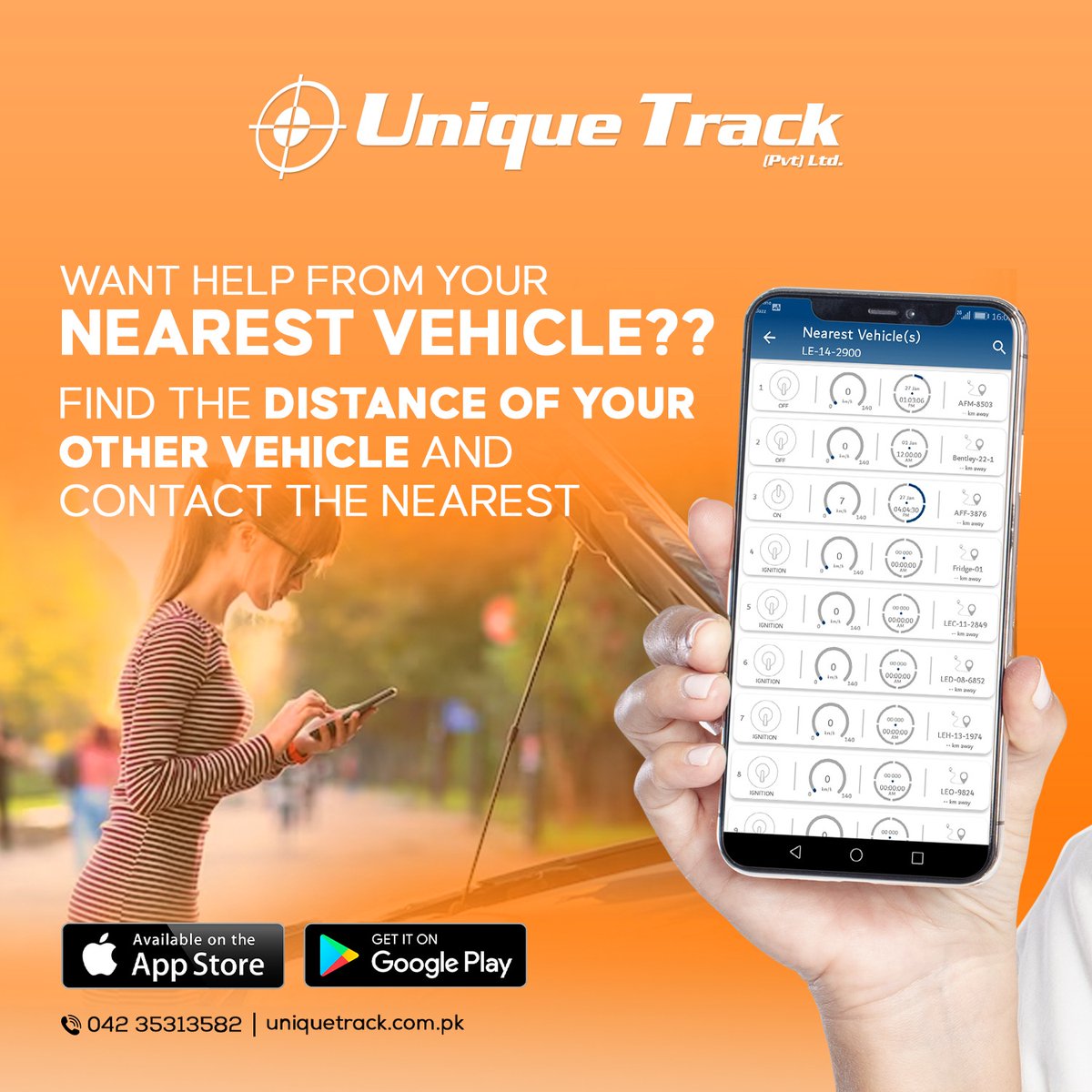 Your ultimate solution for effortless vehicle monitoring and contact with the nearest help. 📲🆘
📱 : 03234444434
#GPSCarTracker #LiveTracker #CarTracker #CarTrackersInPakistan #TrackingCompaniesInPakistan #BestCarTrackerInPakistan #CarTrackingCompaniesInPakistan