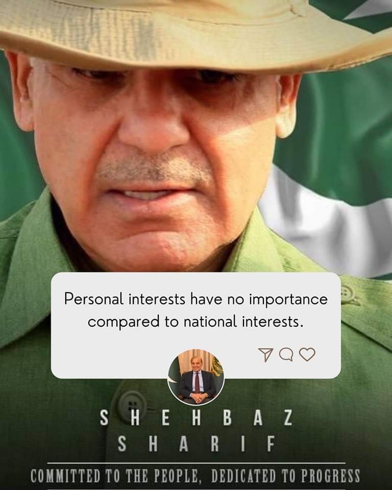 A man of his words, A man of pride, A man of positivity 💗
PM Shehbaz Sharif
#RisingWithShehbazSpeed