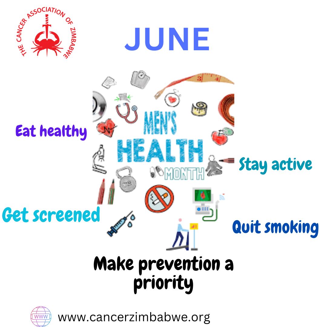 June is #MensHealthMonth a month to raise awareness about preventable health problems and encourage early detection and treatment of diseases among men. Encourage men around you to get screened and stay active.