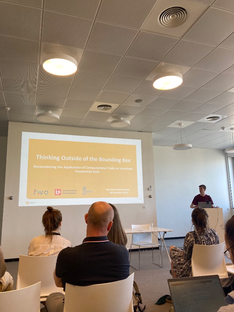 CLARIAH-VL and @UAntwerpen colleague Paavo Van der Eecken explores how to use uncertainty as a research result (rather than as a limitation in #DH research) with his study on children’s books in a Dutch literature corpus #DHBenelux2023