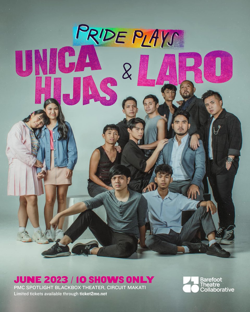 Happy Pride Month, Makatizens! 🏳️‍🌈

Barefoot Theatre Collaborative launches Pride Plays - two plays made by and for the LGBTQIA+ community featuring Mikaela Regis’ UNICA HIJAS and Floy Quintos’ LARO. 

#ITAllHappensInMakati
#MakeItHappen
#MakeItMakati