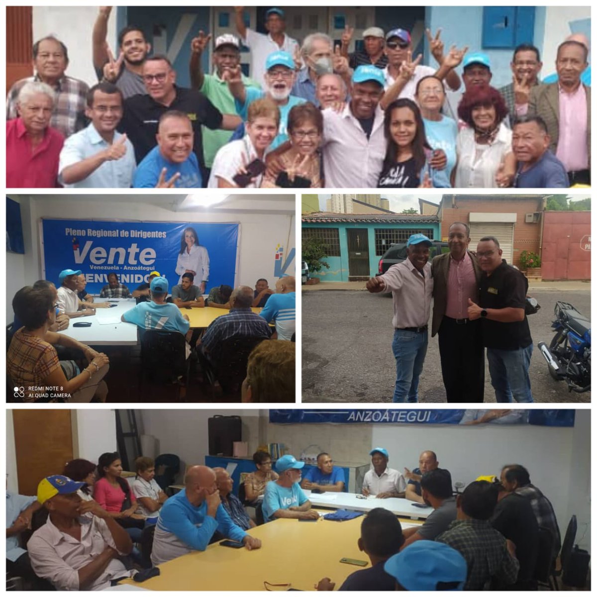 @omargonzalez6
Reunión del equipo municipal de Vente Venezuela en Puerto La Cruz preparando las actividades de esta semana que contemplan 
asambleas de ciudadanos en Las Charas, Juan Bimba y La Caraqueña.