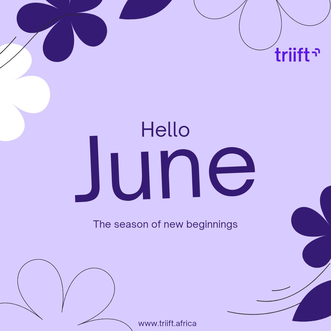 Welcome to the new Month. 

Have an exciting and fulfilling June. 🎉🎉🎉

Go smash those goals!!! 

#entrepreneurship #triiftafrica #smallbusinesses #businessgoals #businessgrowth #businesscourses #thrivewithtriiftafrica #businesscommunity #businessfunding