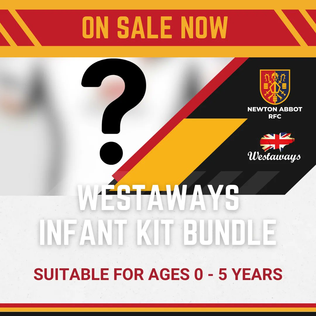 📣 The official <a href="/Westaways/">Westaway Sausages</a> 150th Anniversary Infant Replica Kit Bundle👇

Westaways Infant Replica 150th Anniversary Kit (White) 
buff.ly/3N6vcfT 

Westaways Infant Replica 150th Anniversary Kit (Black) 
buff.ly/43C6md7 

#InfantKit #ReplicaKit #KitLaunch