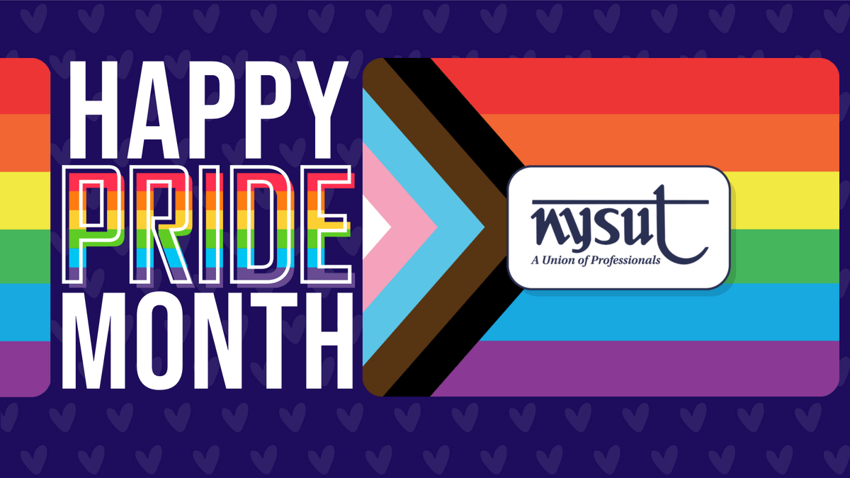 🏳️‍🌈 Happy #Pride Month from NYSUT 🏳️‍🌈 This month and every month, we remain committed to supporting LGBTQ+ students, educators and community members. Together, we can create a world where everyone feels safe and loved. Learn about upcoming pride events: nysut.org/lgbtq