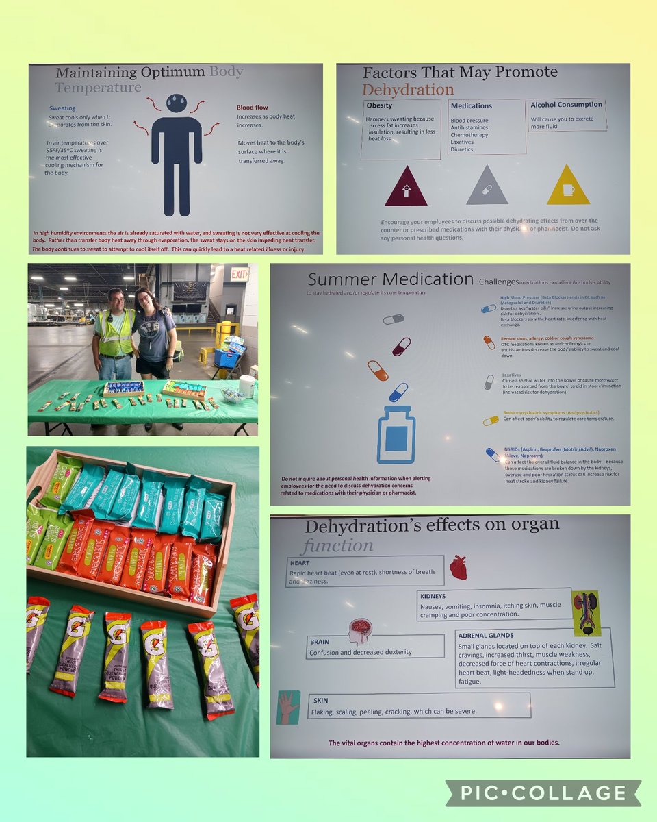 Wellness Day! Bringing awareness to all of the possible factors that may keep our teammates feeling like they just aren't getting enough hydration throughout their day. @JasonRe58552221 @SueLisemby @0d2e89c63a4b4d2 @joeboyleups @ExperienceUPS @UPSers @DfwUps